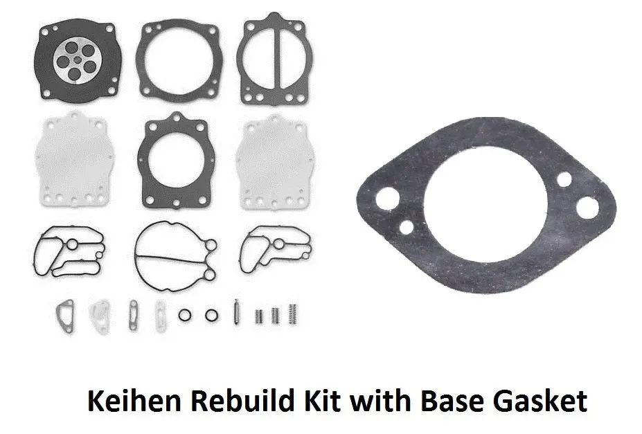 Kawasaki Keihin Carb Kit & Base Gasket 11060-3758 Ssxi St Xi Bg 1