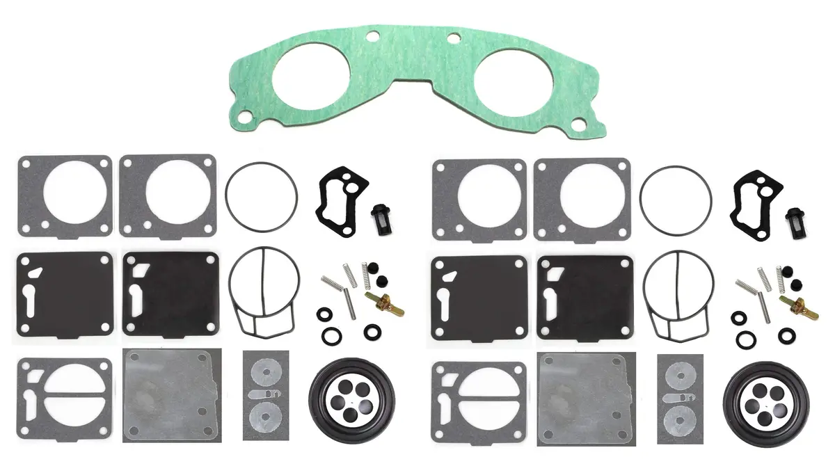Yamaha Mikuni Dual Carb Rebuild Kit With Base Gasket 64X-13556-00-00 Xl 760 Wave Runner Wave Blaster Wave Venture 1