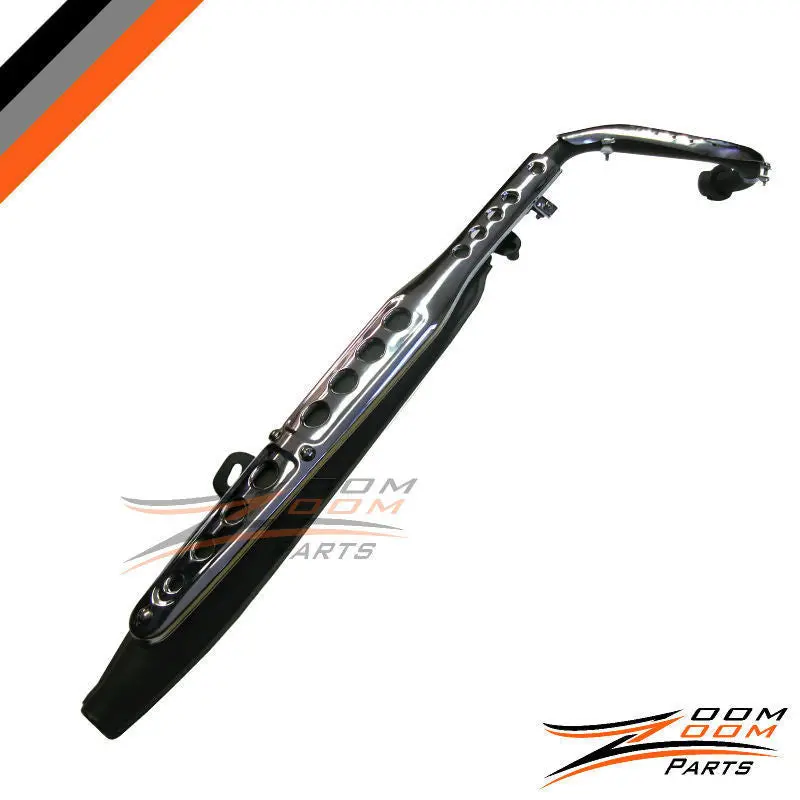 Honda Ct 70 Ct70 Dirt Pit Bike Trail Bike Exhaust Muffler Pipe System 1969-1976 1