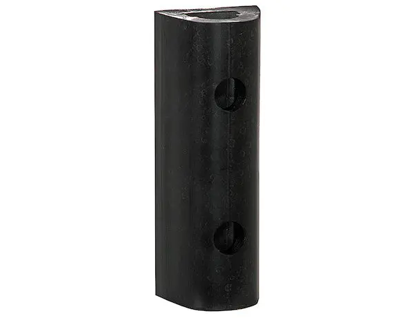 Extruded Rubber D-Shaped Bumper With 2 Holes - 4 X 3-3/4 X 12 Inch Long | Buyers Products D412 1