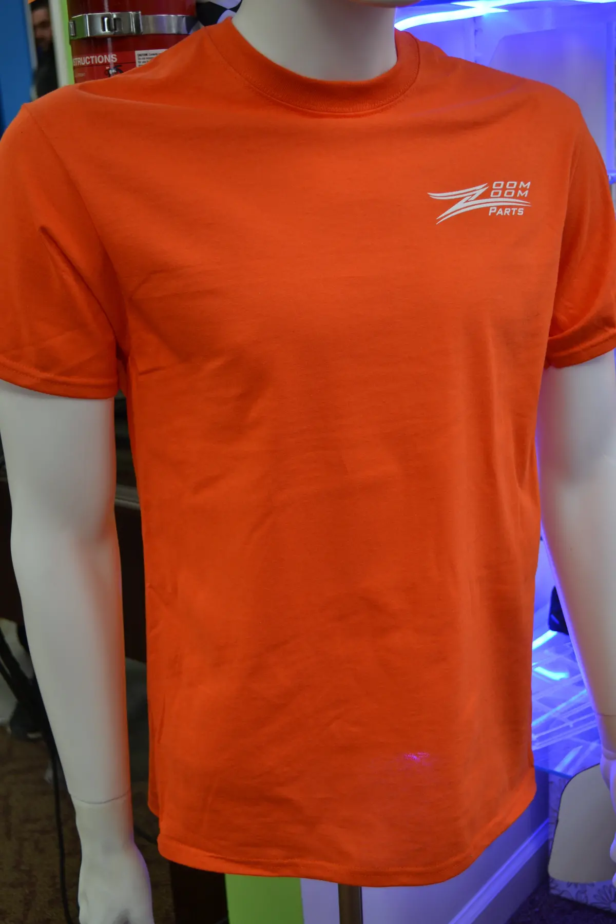 Orange Zoom Zoom T-Shirt 1