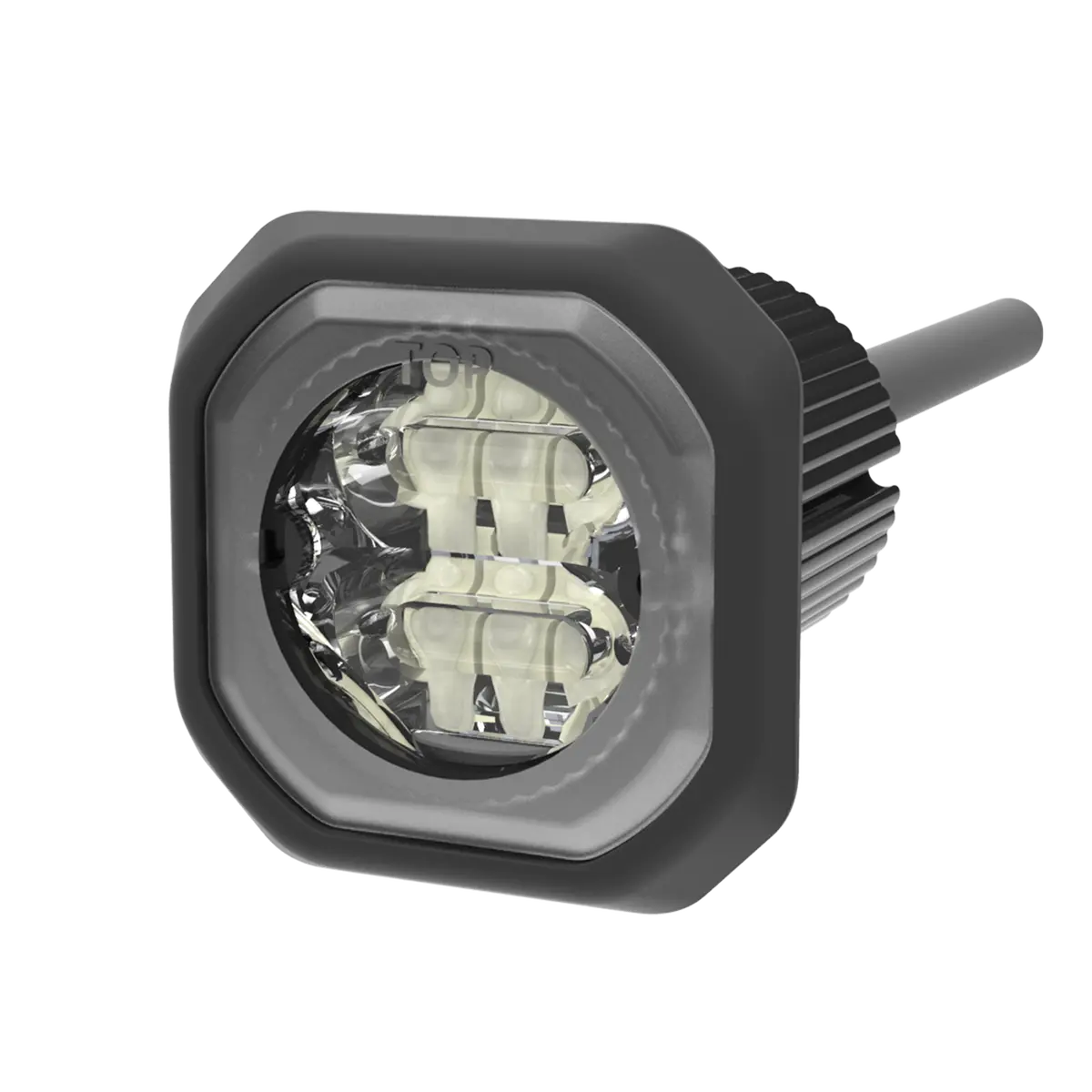 6-Led Oval Amber Concealed Warning Light , Flush Or 1" Hole Mount | Ecco Ed9040a 1