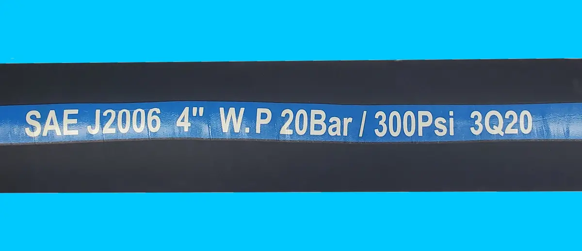 4" Inch Id X 24" 2Ft Foot Marine Wet Exhaust Hose Wire Reinforced Sae J2006 300 Psi 2
