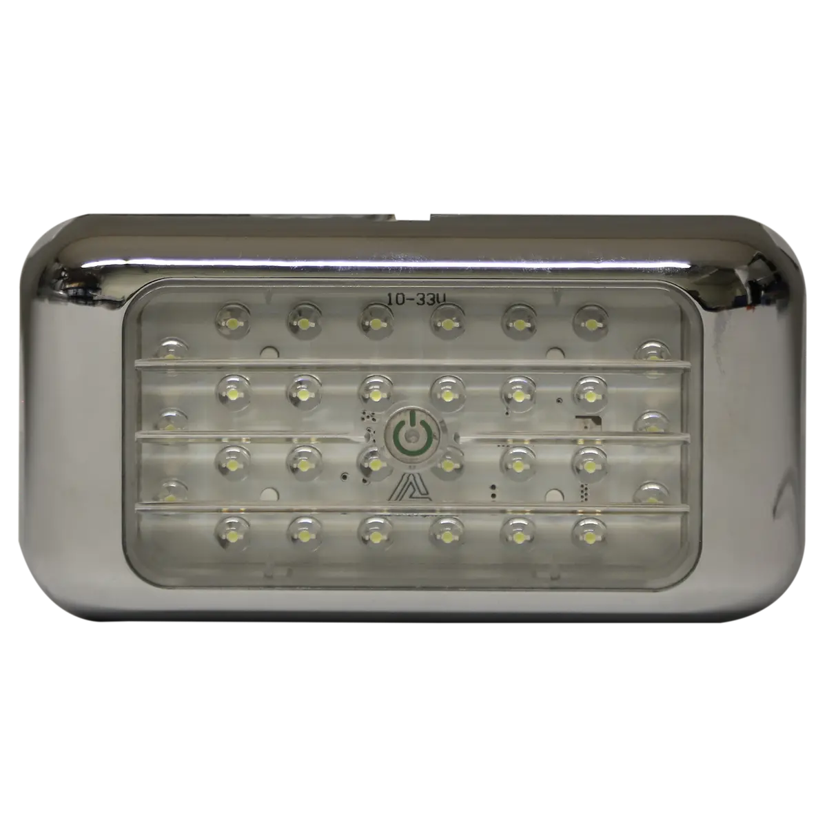 4.6" X 0.8" Led Switched Interior Light W/ Chrome Bezel, 150 Lumen Output | Ecco Ew0241 1