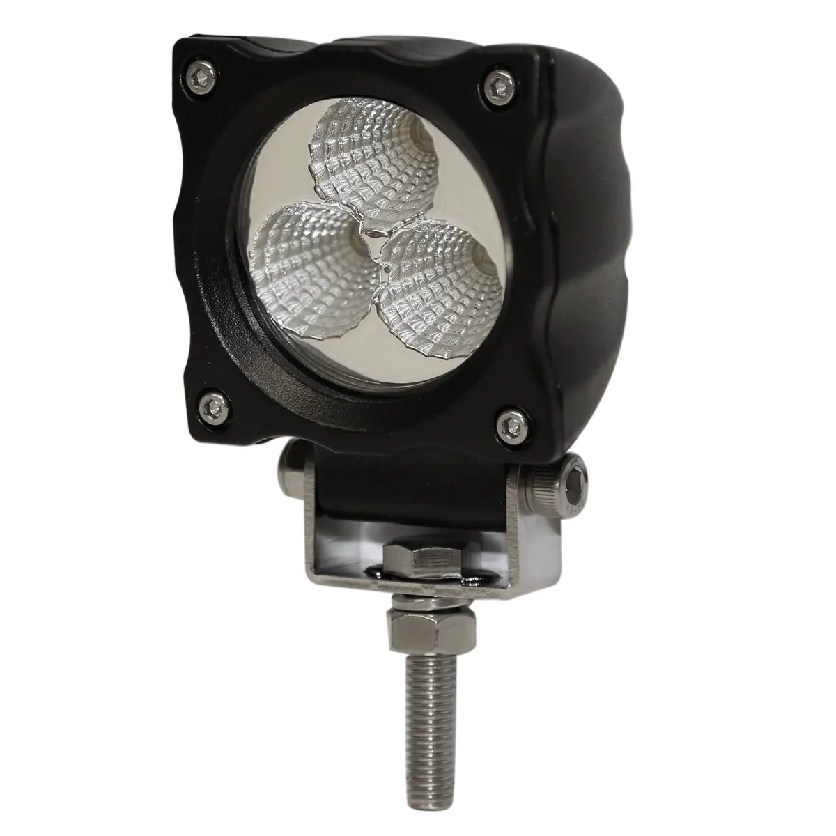 3-Led Compact Square 3-Watt Flood Beam Light, 1 Bolt Mount | Ecco Ew2403 1