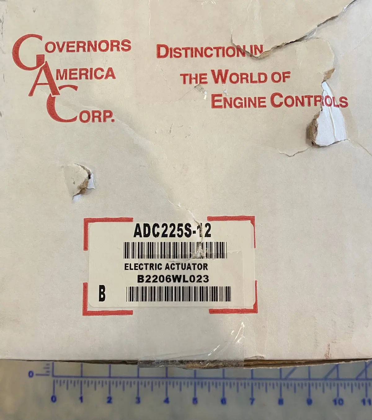 Elliott Governor Actuator, Acd 225S-12, Used On Gasous And Diesel Powered Units 1