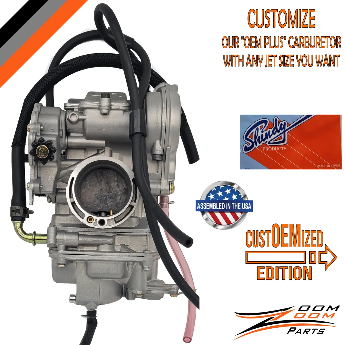 Custoemized 39Mm Fcr Carburetor For Yamaha / Kawasaki / Suzuki / Honda 1