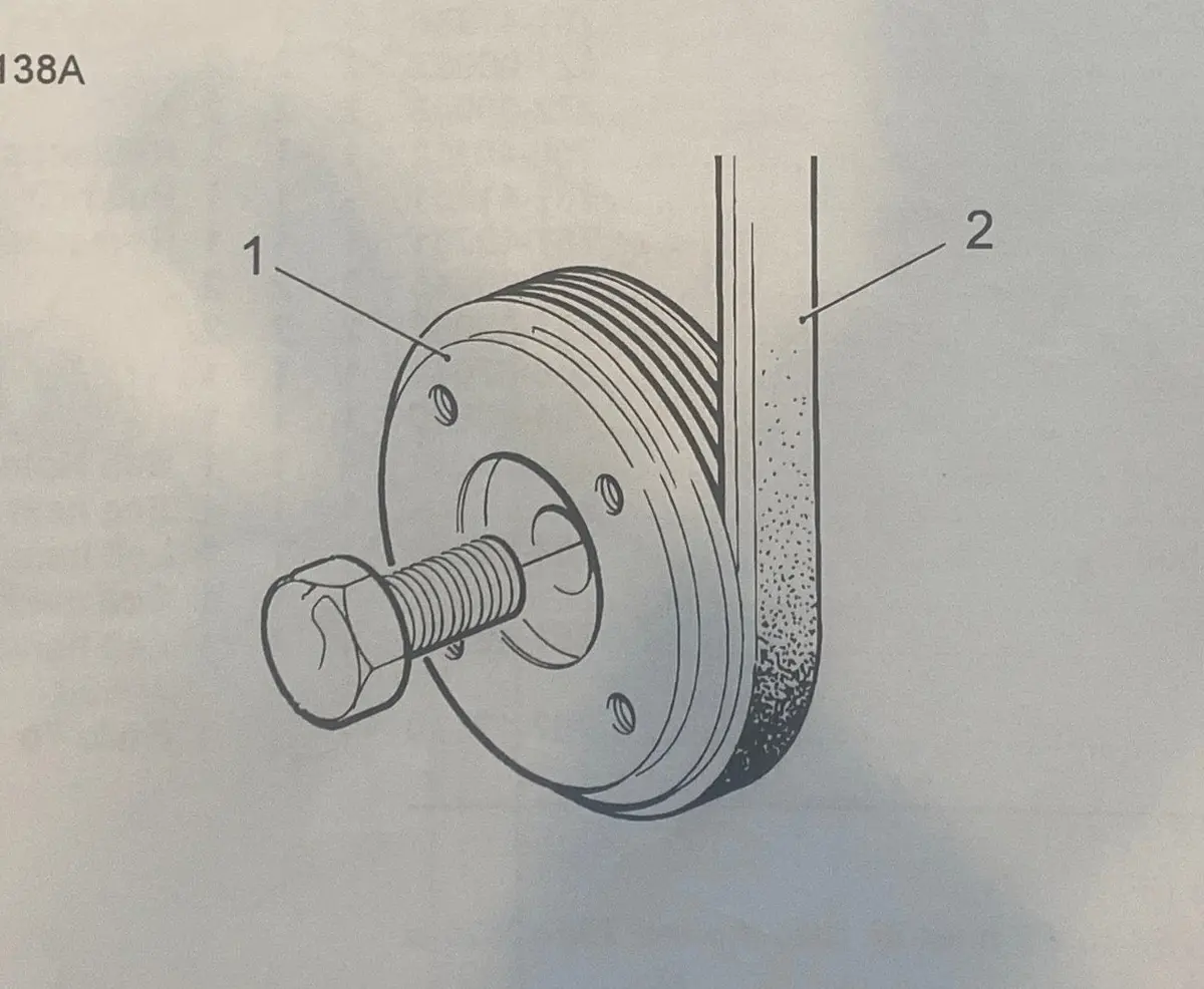 751-17810 Belt, Fan Belt Used On The Lister Petter Lpw Series Of Engines. 1