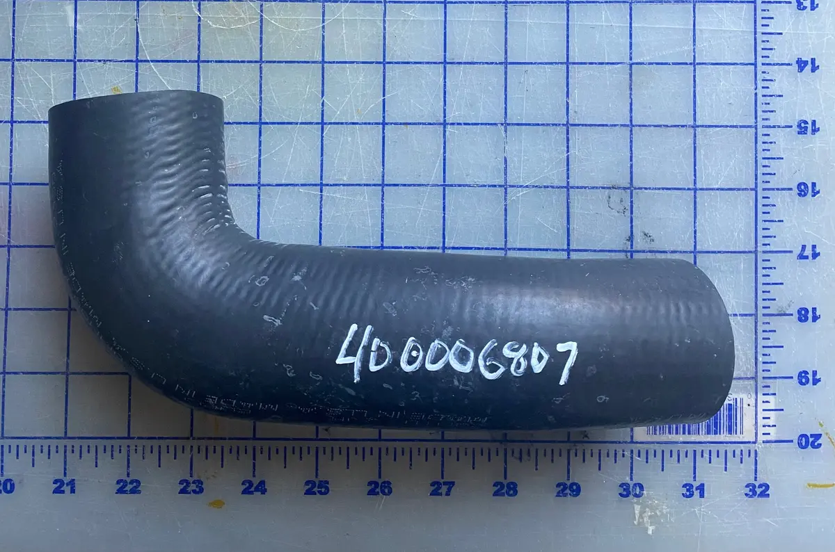 40-0006807 Hose, Suction Side Lower Hose Diesel 3400 Turbo Version, Hercules, White Diesel Engine 1