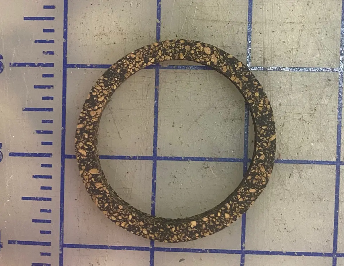 204420-00 Gasket, Breather Cap. Hercules Diesel And Gas 4 And 6 Cylinder 2300 And 3400 Series. Both Gas And Diesel Engine Types And The D198, 298 Series Engines. 1