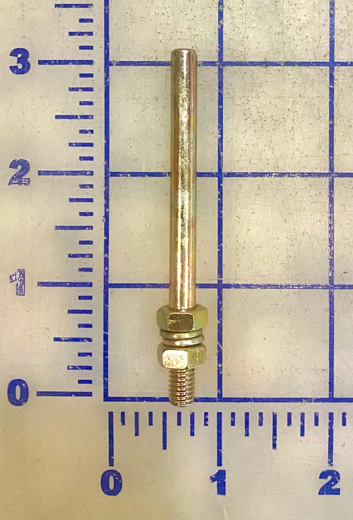 757-24730 Locating Rod, Used On The Lister Petter Lpa, Lpw/S/T And Tr/Tr Model Of Engines. Used On The Read Screen-All Equipment. 1