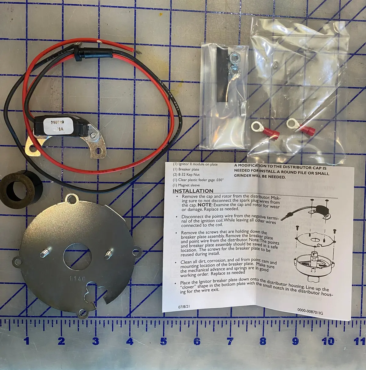 40-2505160Di4, Electronic Upgrade/Tune Up Kit, For Hercules G2300, 4 Cylinder Delco Ignition System. 1