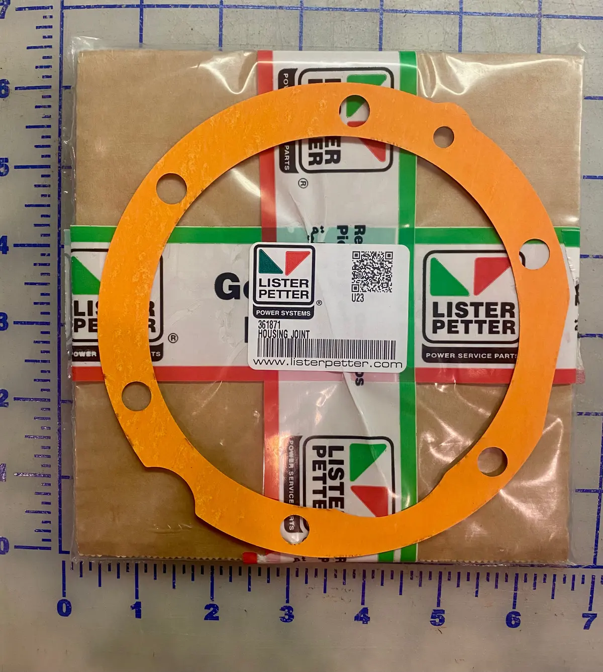 361871 Gasket, Housing Used On Aa1, Ab1, Ac1, And Ad1 Lister Petter Series Engines. 1