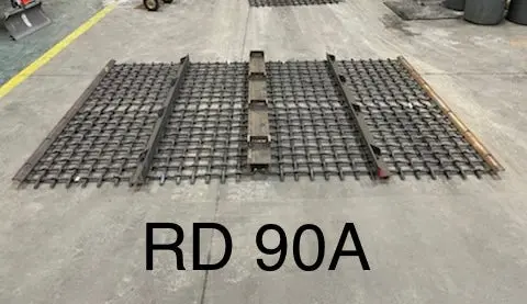 Hd90atd Side Clamps, Center Hold Down And Diverter Channels, Used On The Top Deck Of A Rd 90A Read Screen All. This Is Sold As A Complete Kit For Your Rd 90, All Necessary Bolts And Rubber Channel Included. 2 Week Lead Time. 1