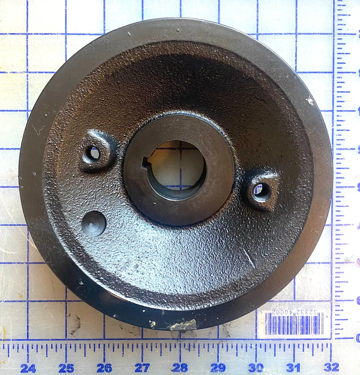 285378-C Pully, Lower Crankshaft Used On The D198 Hercules Diesel Engine 1