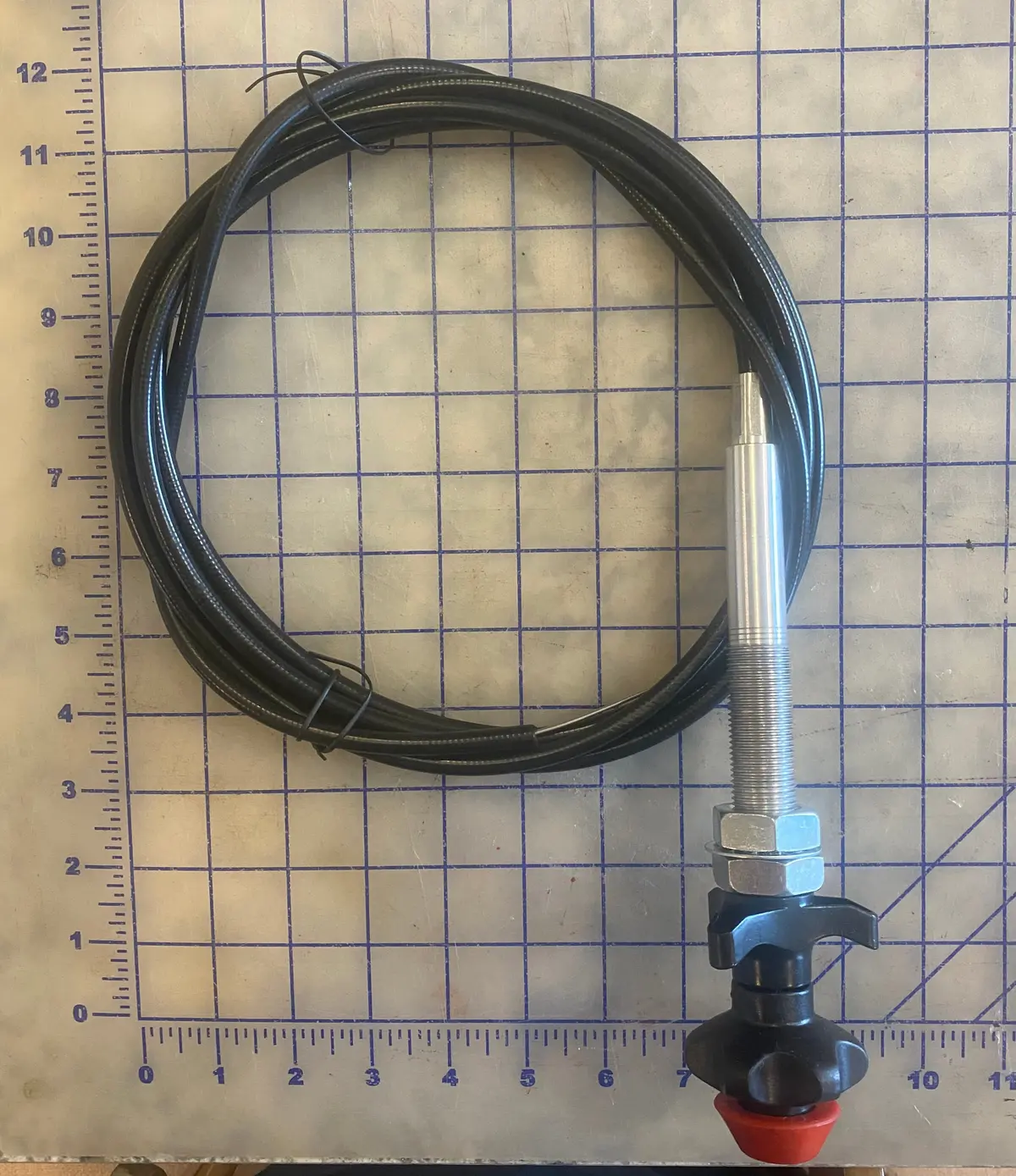 75757 Throttle Cable, Locking Type. Commonly Used On All Hercules Closed Power Units Both Diesel And Gas Versions. 1