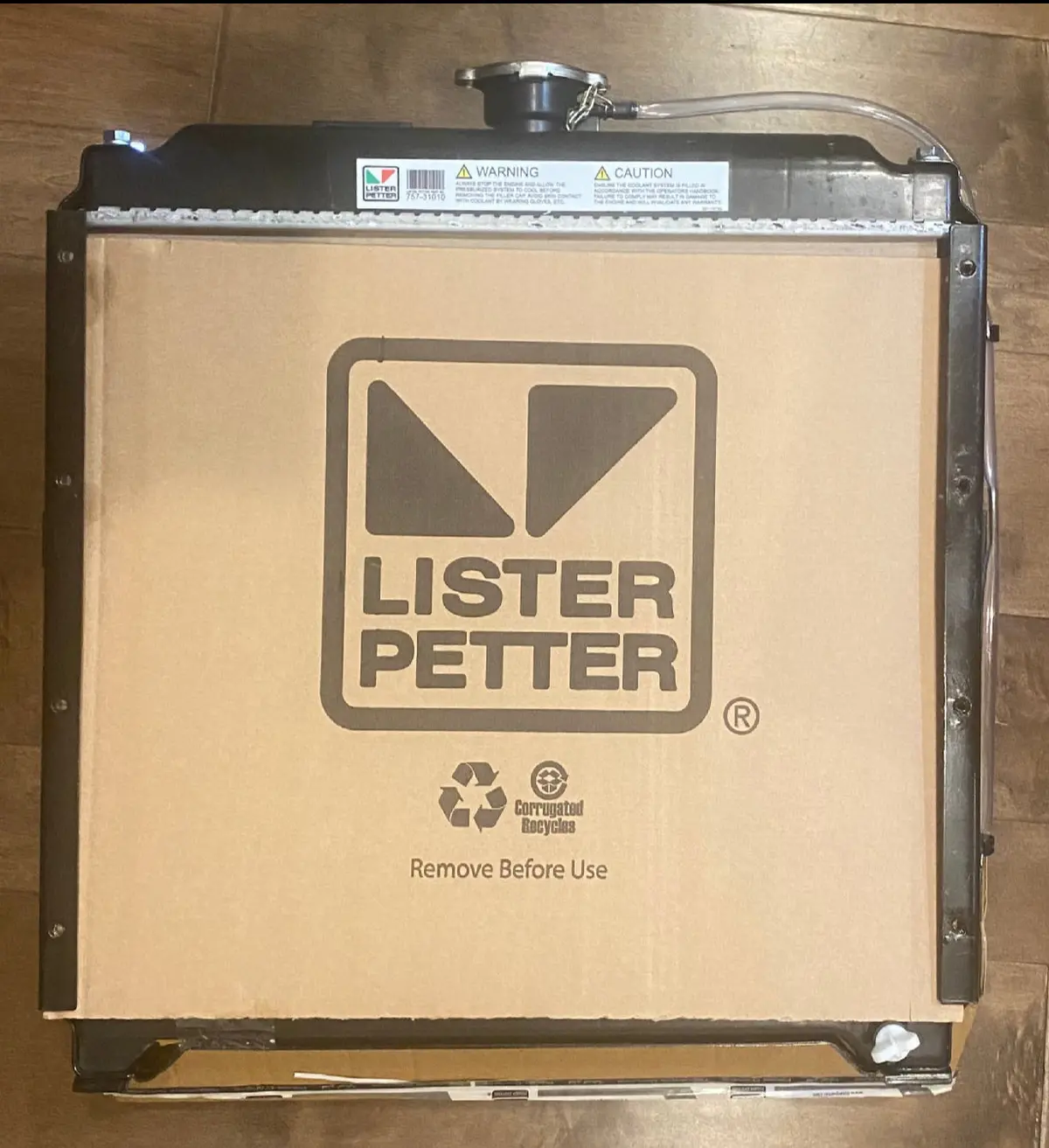 757-31010 Radiator Assembly, Lister Petter Part Numbers 757-23980 And 757-22060 Are Associated With This Assembly. This Radiator Was Used On The  Lpw, Lpws, Lpwg Series Radiator. Lister Petter Cooling Radiator. Special Order Call 805 470-6825 1