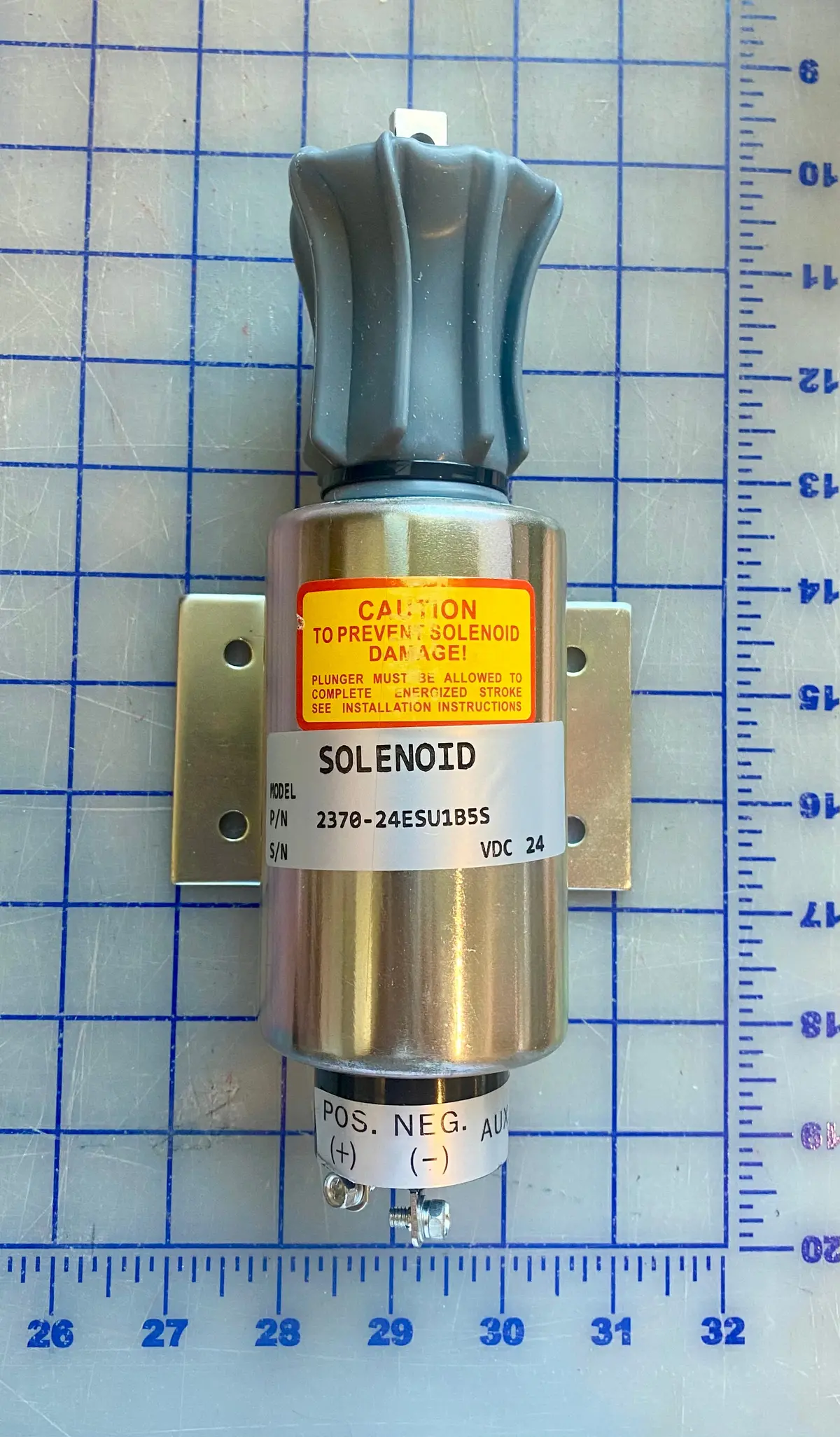 B4400-08800 Syncro-Start Run/Stop Solenoid For An Elliott 780Rd Generator. This Elliot Power System Generator Used The Mitsubishi S12a2-Pta Engine 1
