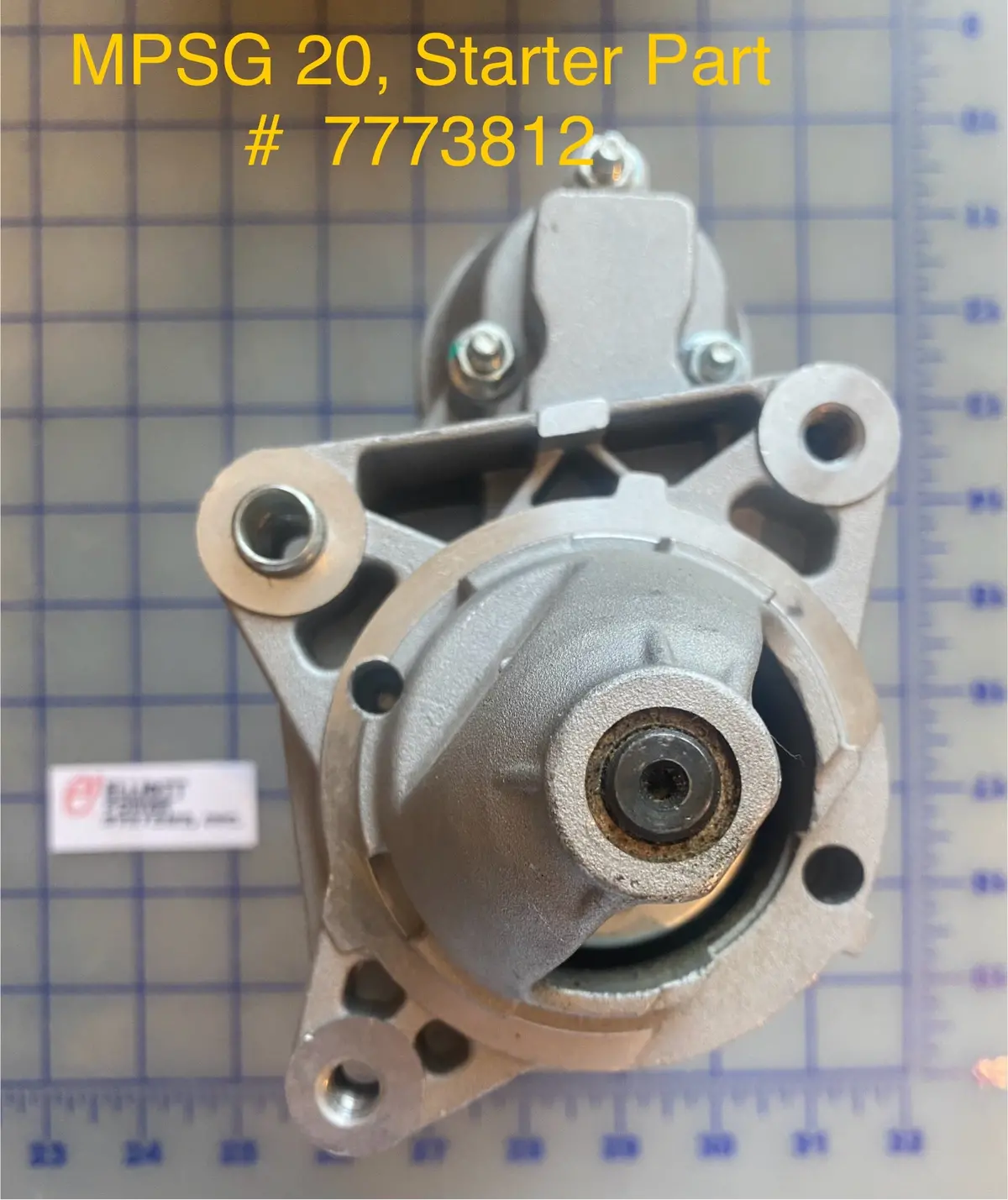 7773812 Starter, Used In The  Elliott Mpsg 19/20 Generator. This Starter Will Also Fit In The Genmac Hsg 19.This Generator Used The Fiat 1600Cc Engine. There Is A $100.00 Dollar Core Charge With This Purchase. 1