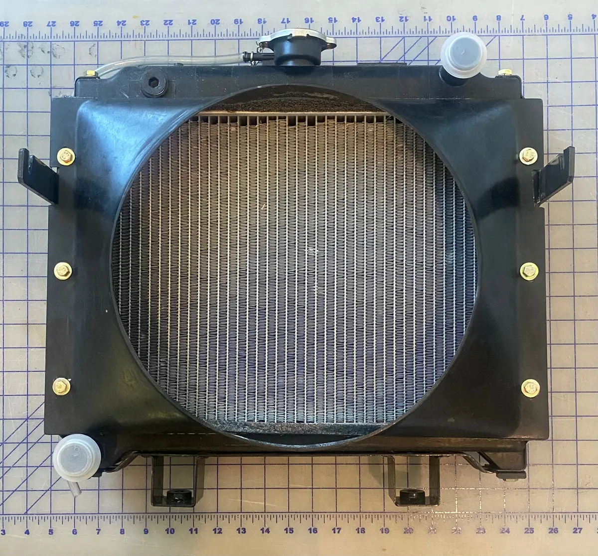 757-30990, Radiator. Lister Petter Cooling Radiator. This Part Superseded Part Number 1