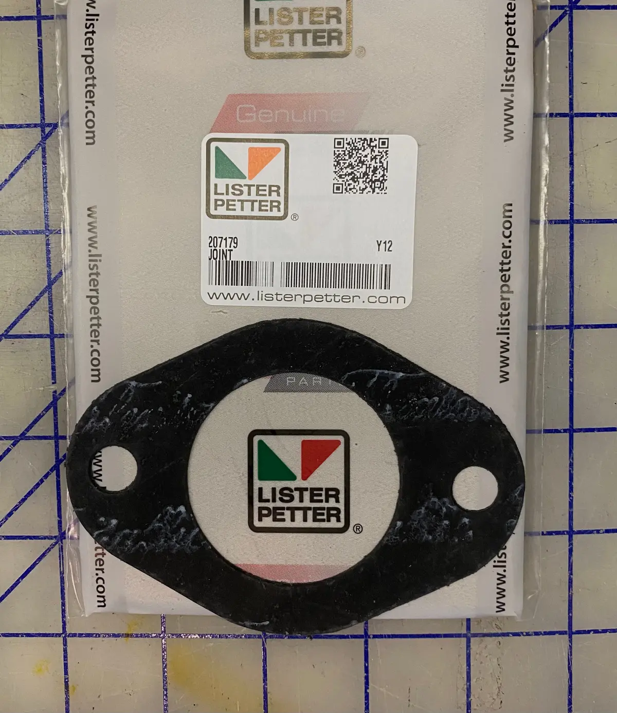 207179 Joint/Gasket, Manifold Flange Gasket Used On The Lister Petter Tx2 Series Of Engines. 1