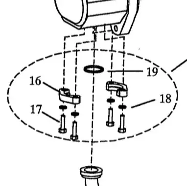 10184 Flange Kit, Used On The Read Screen-All Screeners, Models Rd-40, Rd-90. 2