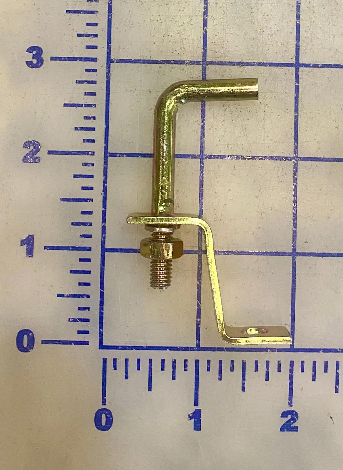 757-24700 Rod And Bracket Assembly, Used On The Lister Petter Lpa, Lpw/S/T And Tr/Tr Model Of Engines. Used On The Read Screen-All Equipment. 1