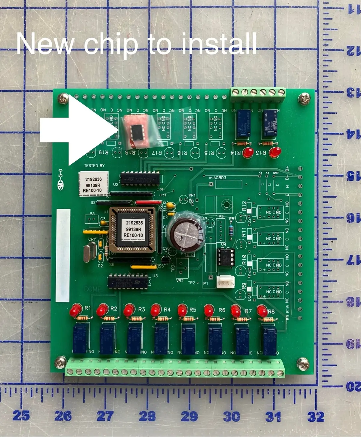 Re100-10 Relay Board, Elliot Power System Relay Board 10 Alarm Relays On This Board. 2