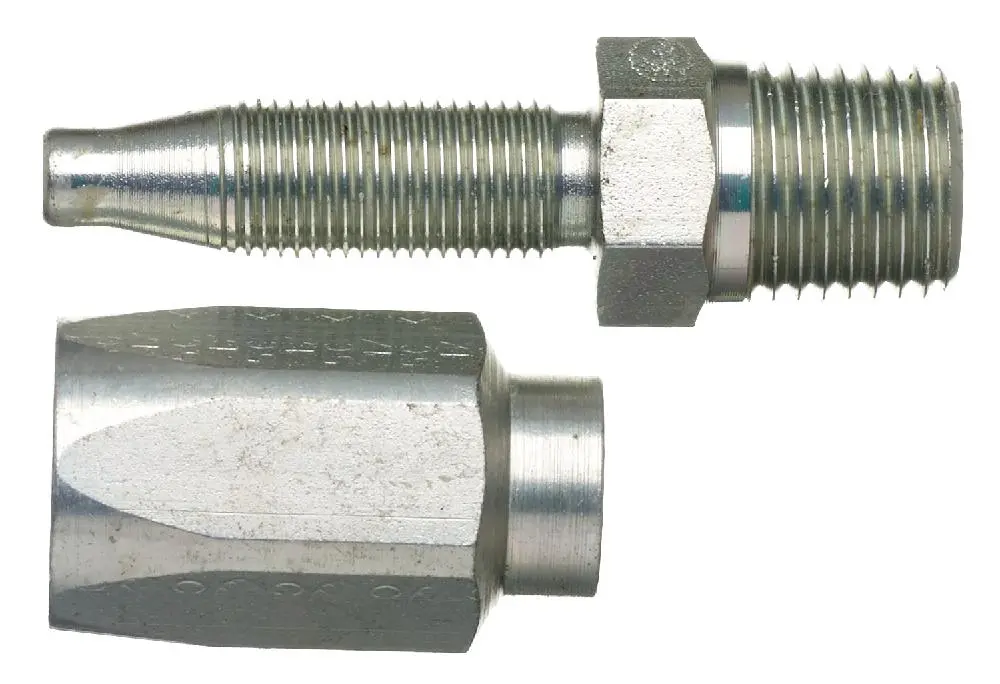 Male Pipe (Nptf - 30 Cone Seat) - Steel (C5cxh, C5c, C5d & C5m Hose) | G34100-0806 Gates 1