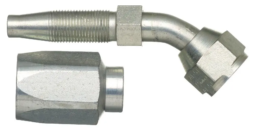 Female Jic 37 Flare Swivel - 45 Bent Tube - Steel (C5cxh, C5c, C5d & C5m Hose) | G34175-0606 Gates 1