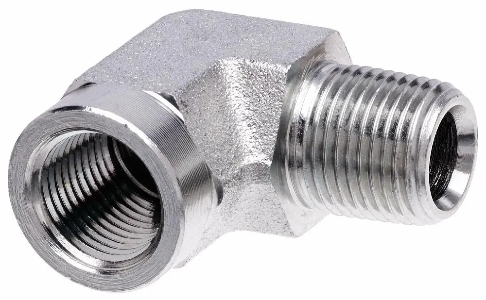 Male Pipe Nptf To Female Pipe Nptf - 90 (Sae To Sae) | G60136-0606 Gates 1