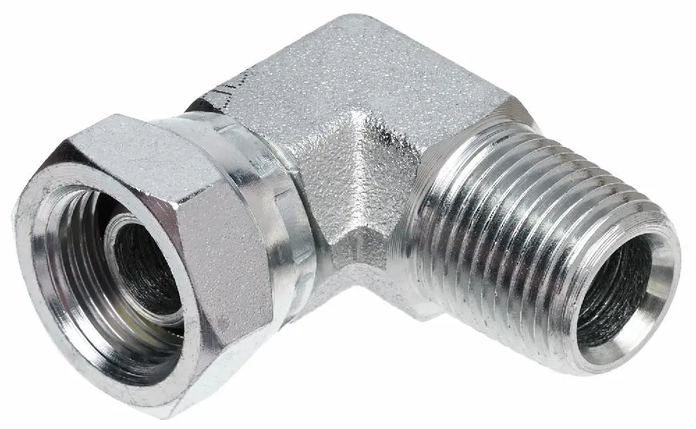 Male Pipe Nptf To Female Pipe Swivel Npsm - 90 (Sae To Sae) | G60144-0606 Gates 1
