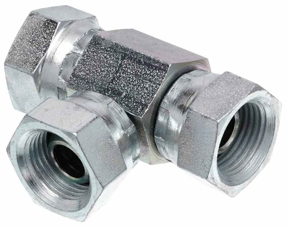 Female Pipe Swivel Npsm - Tee (Sae To Sae) | G60184-0808 Gates 1
