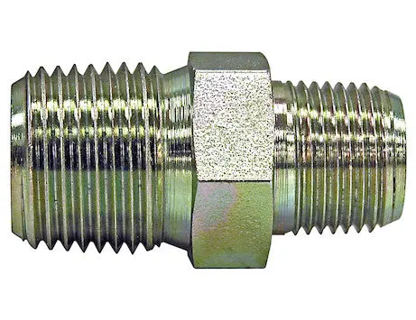 Hex Nipple 1-1/4 Inch Male Pipe Thread To 1-1/4 Inch Male Pipe Thread | Buyers Products H3069x20 1