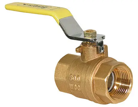 2-1/2" Brass Body Ball Valve | Buyers Products Hbv250 1