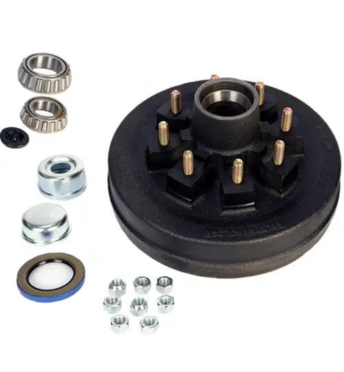 Redline 8 On 6.5In Hub & Drum Kit For 5.2K-7K Axles | Hd42866bx Redneck Trailer 1