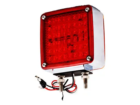 Double Post 5" Pedestal Park Turn Light | Left Side | Hd50118ry-L2 Heavy Duty Lighting 1