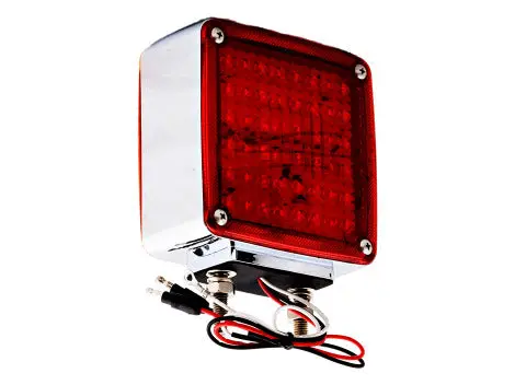 Double Post 5" Pedestal Led Park Turn Light | Right Side | Hd50118ry-R2 Heavy Duty Lighting 1