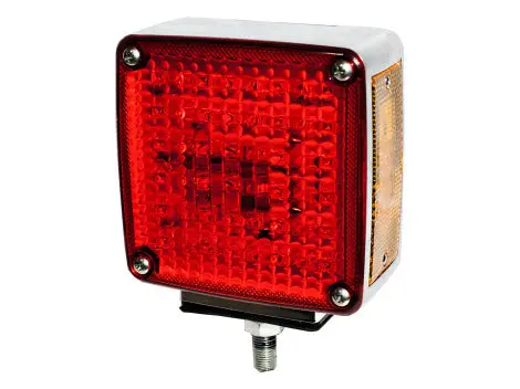 Single Post 5" Pedestal Led Park Turn Light | Right Side | Hd50118ry-R Heavy Duty Lighting 1