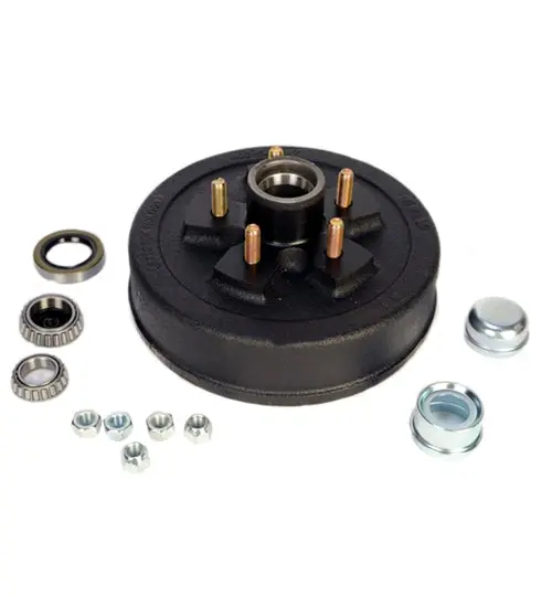 10" X 2-1/4" Hub & Drum W/ 5 On 4.5" Bolt Pattern For 3,500Lb Axles | Hd84546bx Redneck Trailer 1
