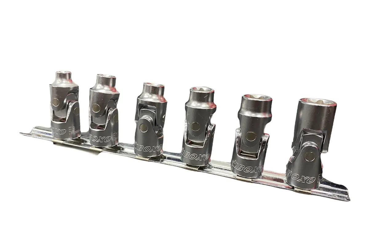 6 Pcs 3/8" Dr. Universal Star Socket Set 1