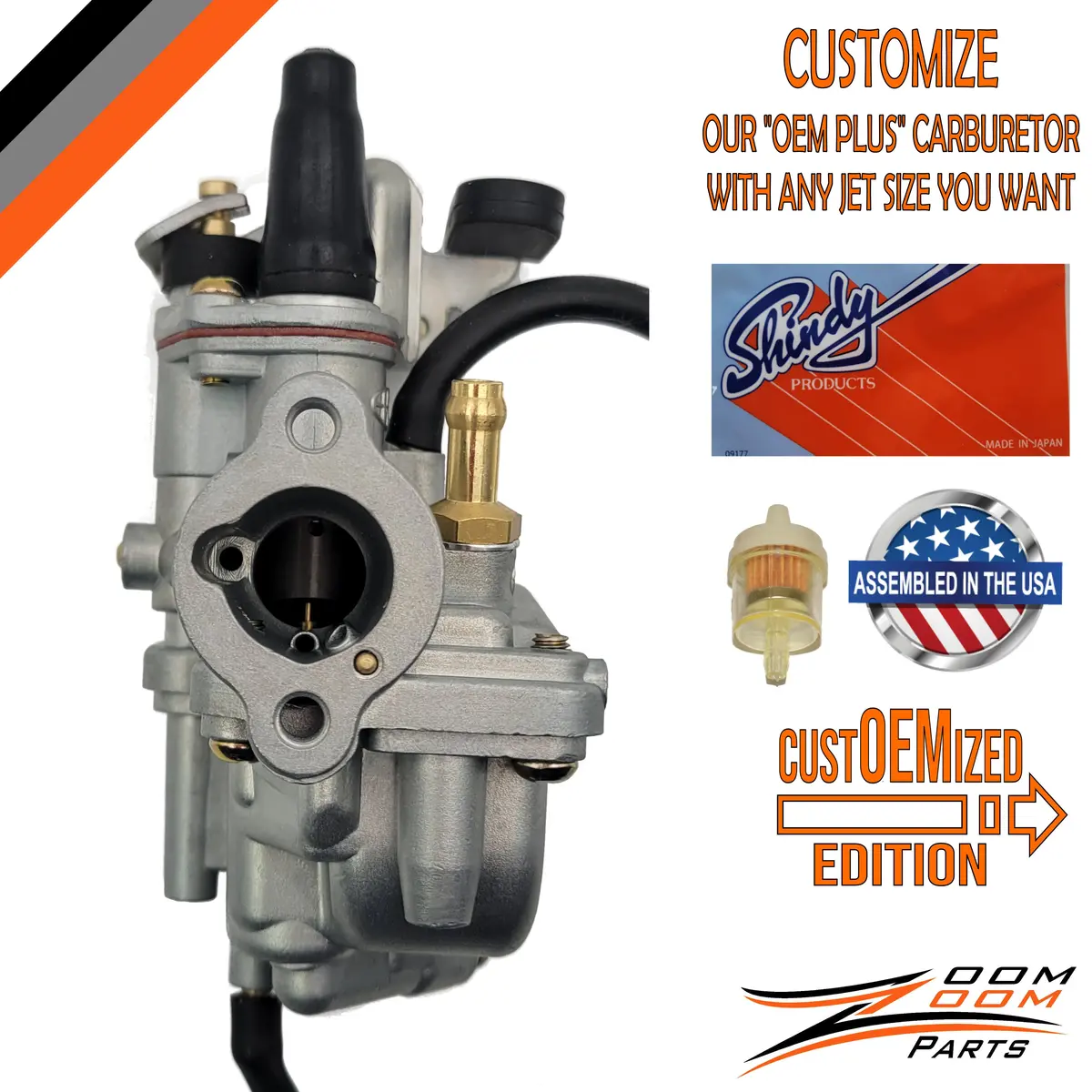 Custoemized Carburetor Carb For 1978 - 2006 Suzuki Jr 50 Jr50 Kids Dirt Pit Bike 1