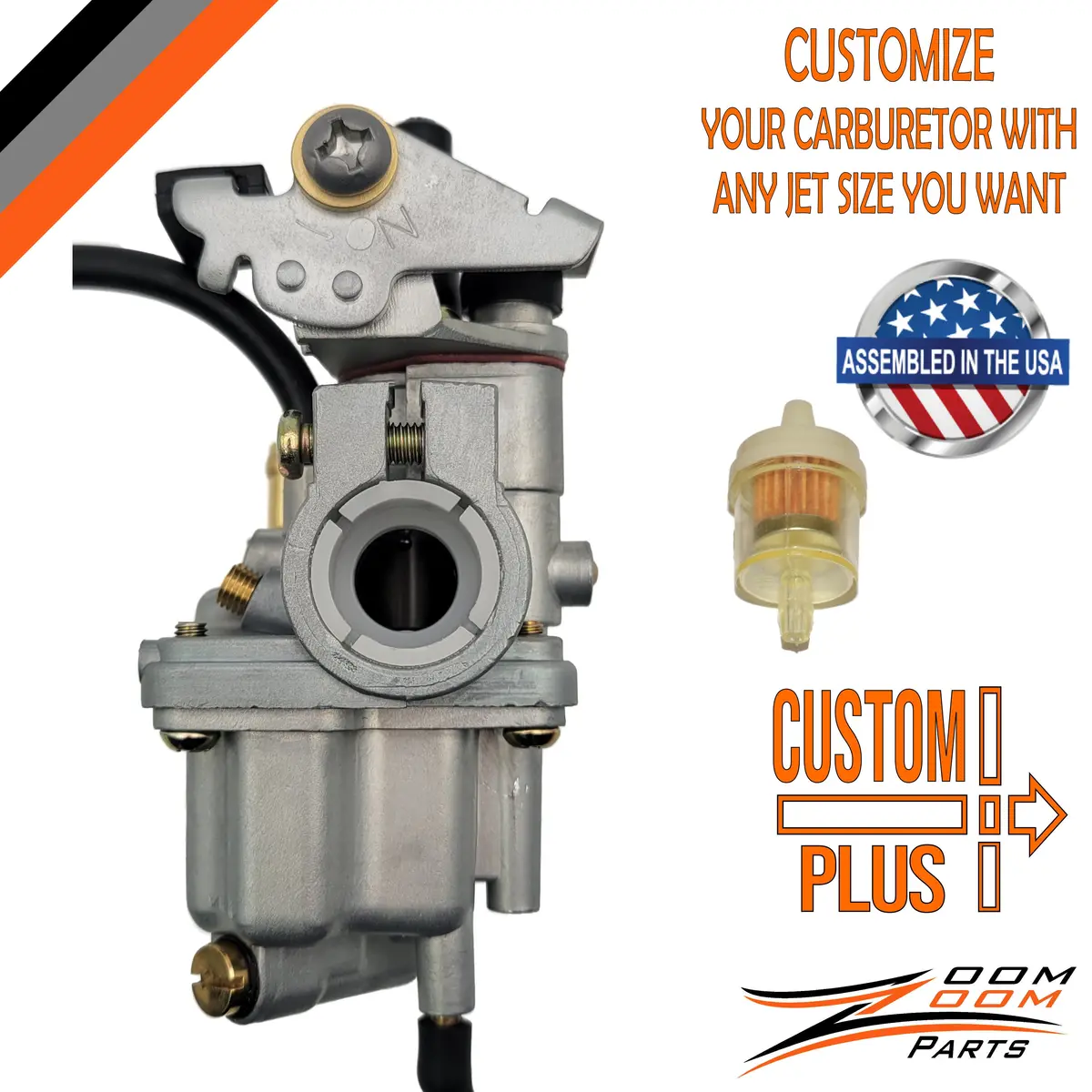 Custom Plus Carburetor For 1978 - 2006 Suzuki Jr50 Jr 50 Kids Dirt Pit Bike 1