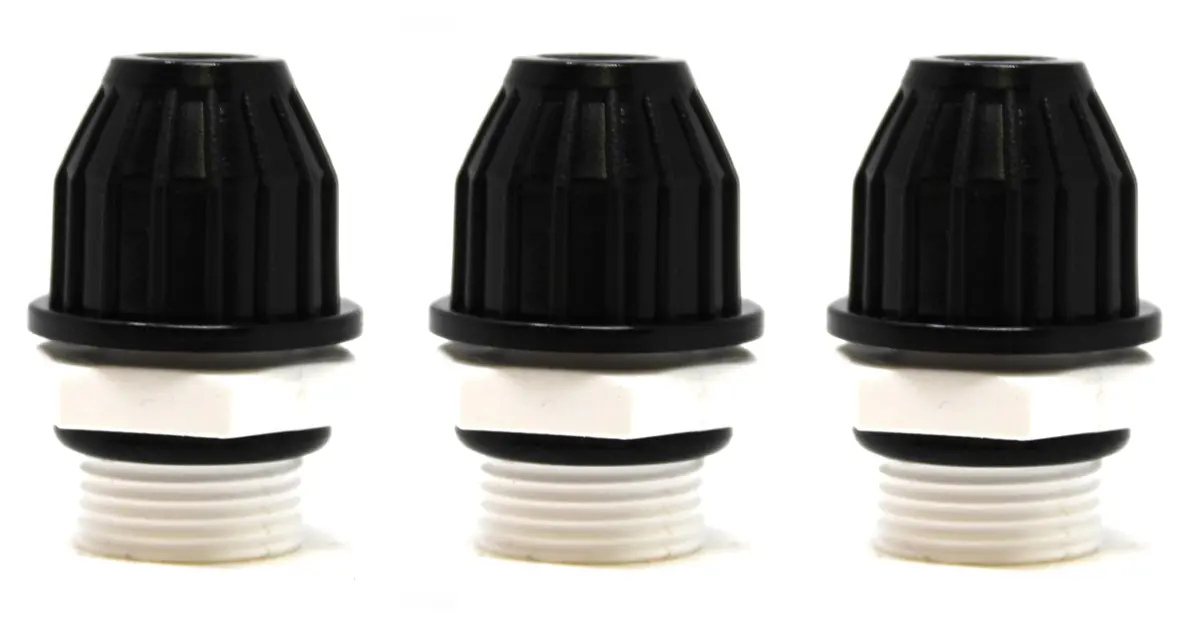 Aftermarket Kawasaki Electric Box Plastic Repair Fittings Kit - Joint 59071-3001 / Cap 11012-3005 3