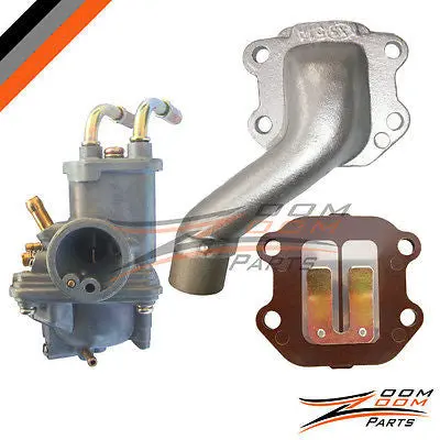 1981 - 2009 Yamaha Pw 50 Pw50 Carburetor Reed Valve Intake Manifold Dirt Bike 1