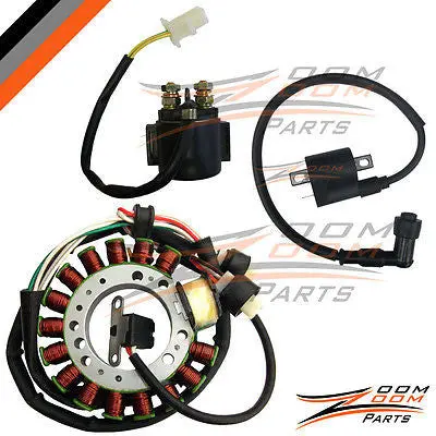 Yamaha Moto 4 350 Ignition Coil Magneto Stator Starter Relay 1993 1994 New 1