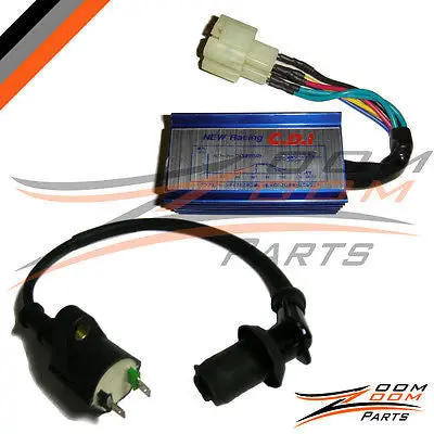 2000 2001 2002 2003 Honda Xr 50 Xr50 Ignition Coil Wire & Performance Cdi Box 1