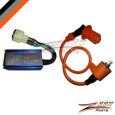 Performance Cdi Box Ignition Coil Gy6 125Cc New 1