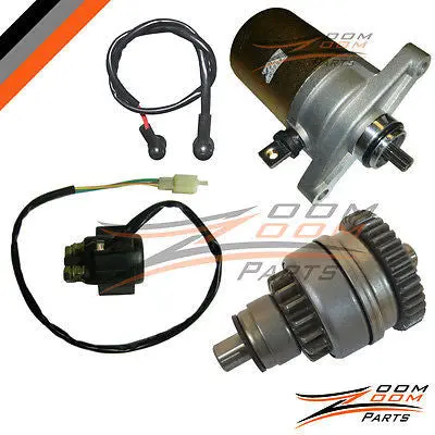 Xtreme Seaseng Qlink 49Cc 50Cc Starter Motor Drive Clutch Relay Gokart Moped 1