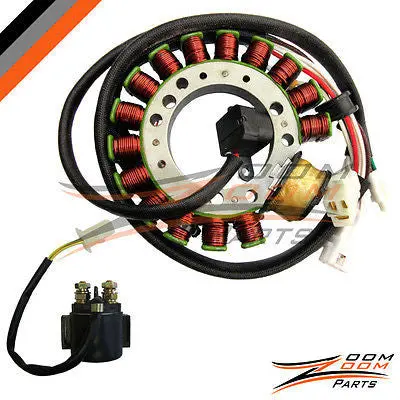 Yamaha Big Bear 350 Magneto Stator Starter Relay 1995 1996 1997 1998 New 1